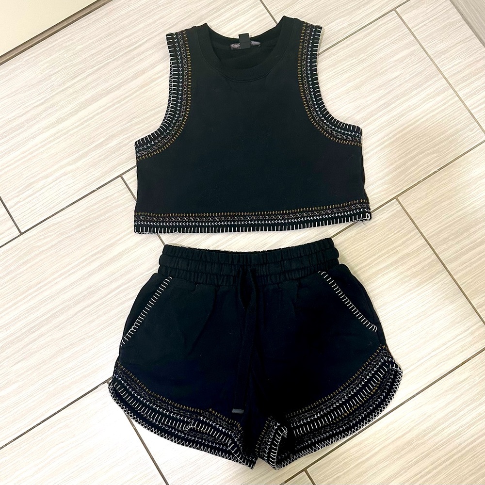 All Saints Set - Embroidered Hem